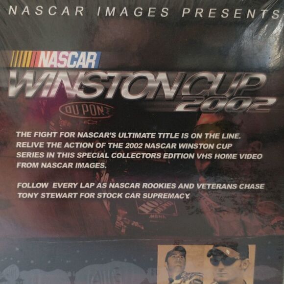 NASCAR Winston Cup 2002 VHS Sealed by NASCAR Images Car Racing Movie Vintage Y2K - Picture 2 of 11